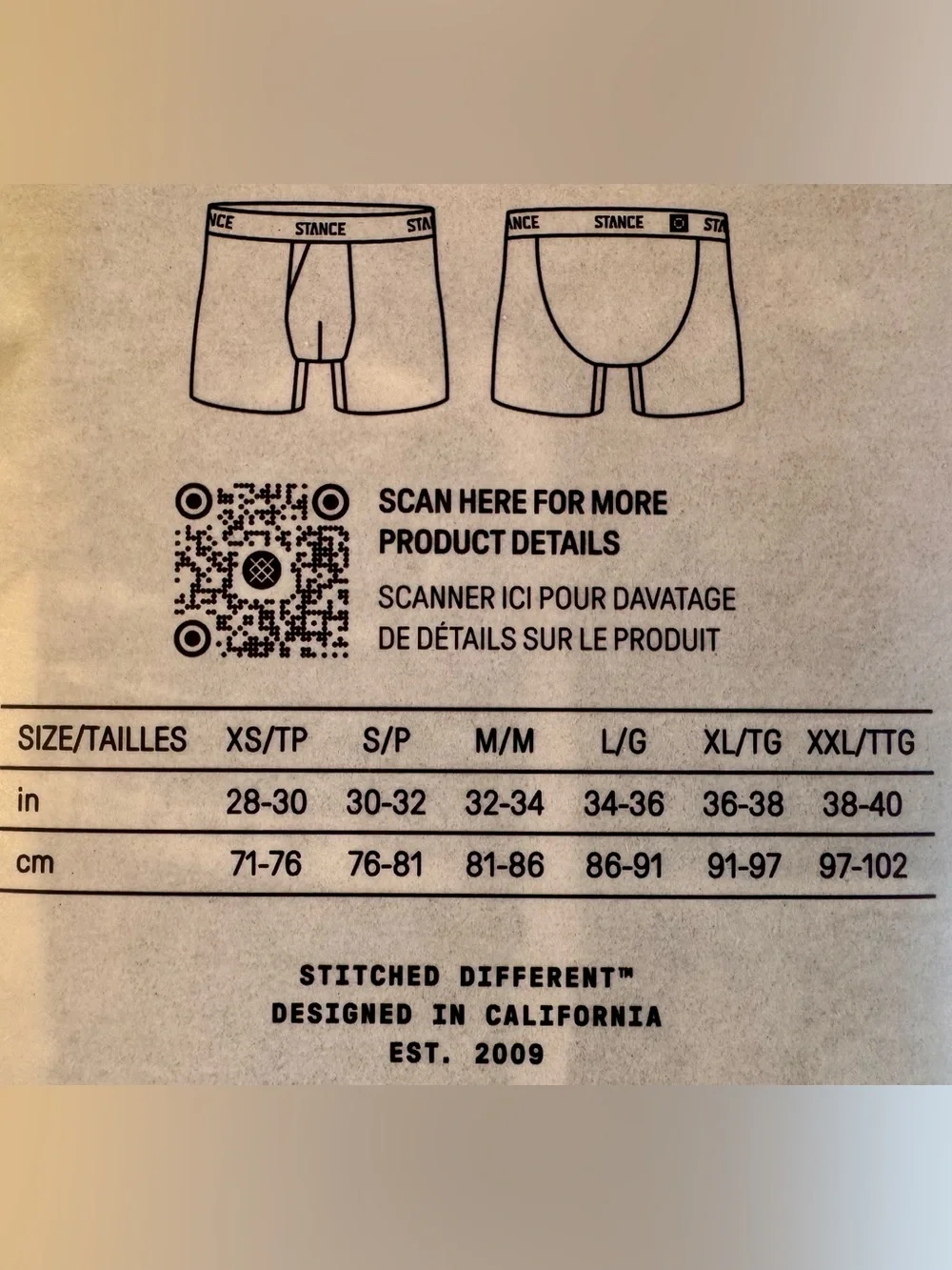 Stance Men’s Boxer Briefs “In Paradise” Palm Print Cotton Blend
